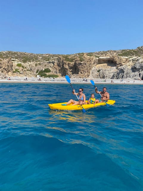 Kayaking at Traounou Caves - Exploring the Caves