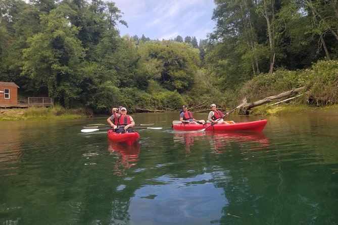 Kayaking Brookings Chetco River - Boat Traffic and Scenery