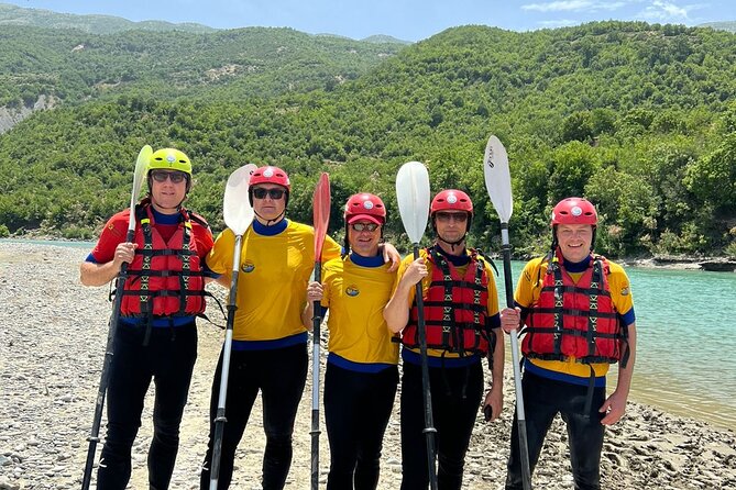Kayaking in Vjosa River,Albania Kayak Permet,Gjirokaster (ARG) - Professional Guide and Group Size