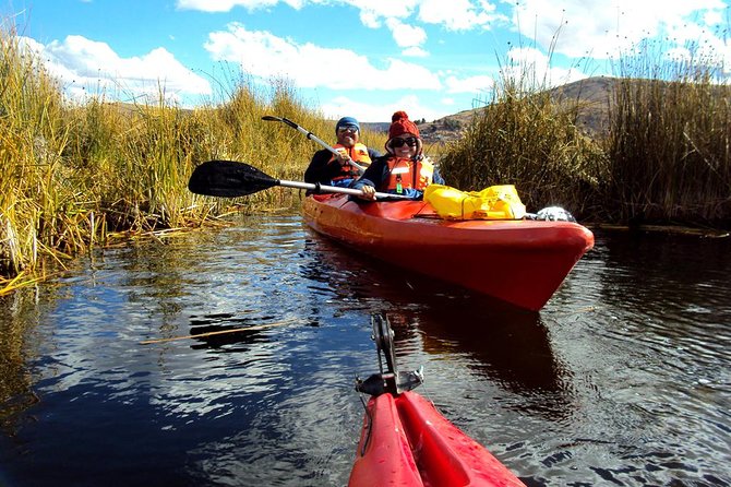 Kayaking to Uros Floating Islands Lake Titicaca - Interacting With the Uros People