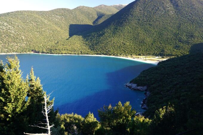 Kefalonia Adventures - Mystical Caves and Coastal Beauties - Myrtos Beach Photo Stop