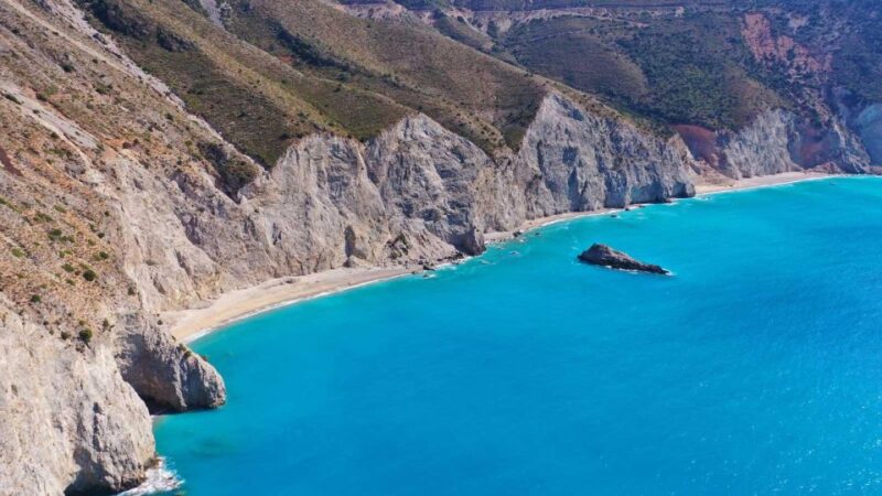 Kefalonia Attractions: Melissani Cave, Myrtos Beach, and Riganatha! - Stunning Myrtos Beach