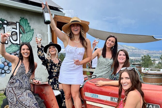 Kelowna Bachelorette Wine Tour Full Day Guided With 5 Wineries - Pickup and Start Time