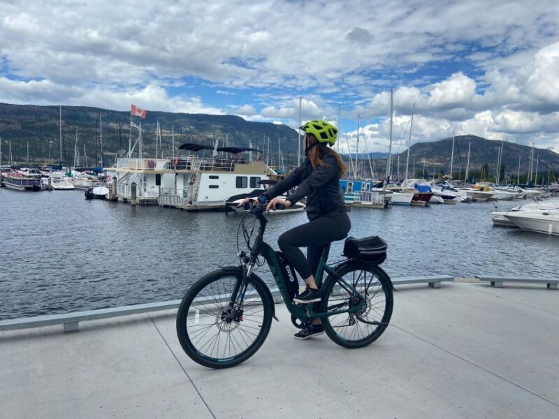 Kelowna: E-Bike Rental With In-App Navigation Guide - Navigating With the App