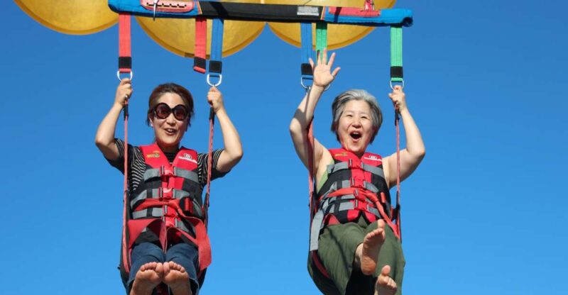Kelowna: Okanagan Lake Parasailing - Instructor and Group Type