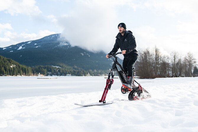Kelowna Snow E-Biking Adventure With Lunch, Wine Tasting & Smores - Snow E-Biking Through Farm and Woodlands