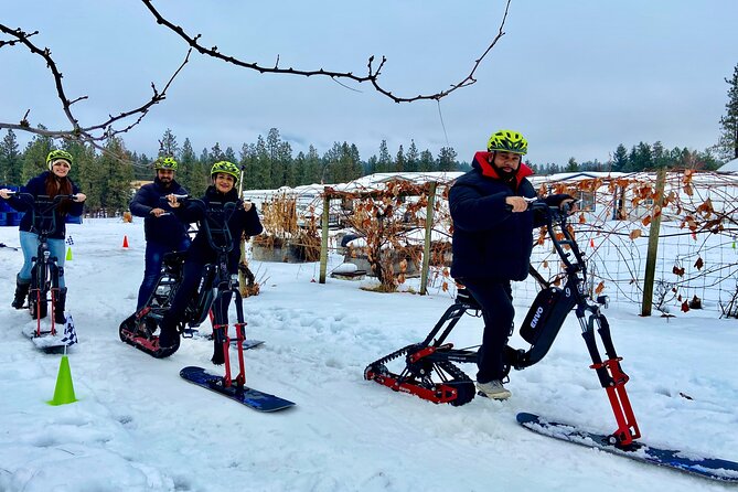 Kelowna Snow E-Biking Adventure With Lunch, Wine Tasting & Smores - Minimum and Maximum Height Requirements
