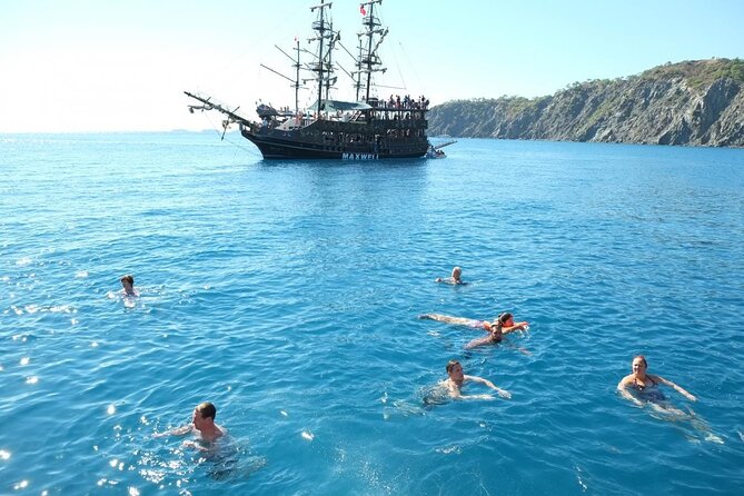 Kemer Pirate Boat Trip With Lunch & Free Hotel Transfer - Overview of the Pirate Boat Experience