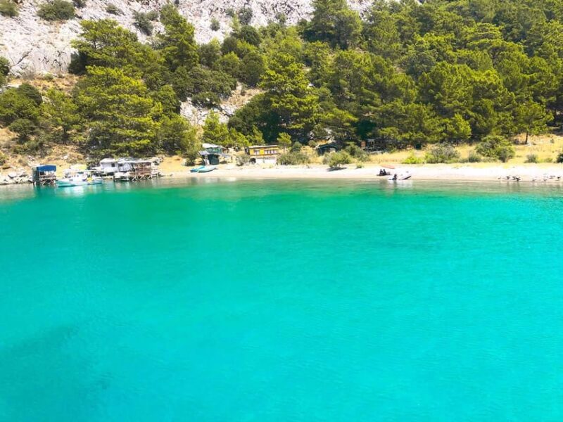 Kemer Porto Genoese-Sazak Bays Boat Trip With Mud Baths - Historical and Natural Exploration