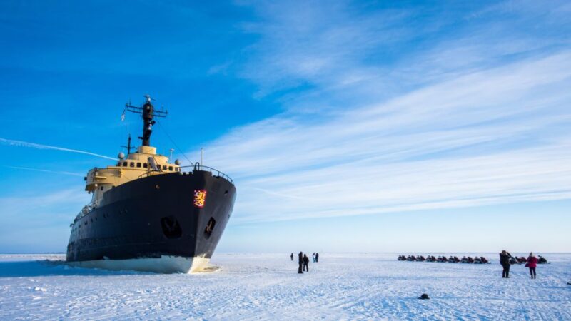 Kemi: Icebreaker Sampo Cruise With Buffet and Ice Floating - Survival Suit Ice Floating