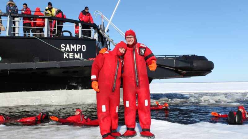 Kemi: Icebreaker Sampo Cruise With Buffet and Ice Floating - SnowExperience365 and Attractions