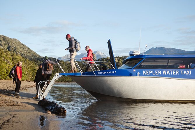 Kepler Track Water Taxi - Meeting and Pickup Details