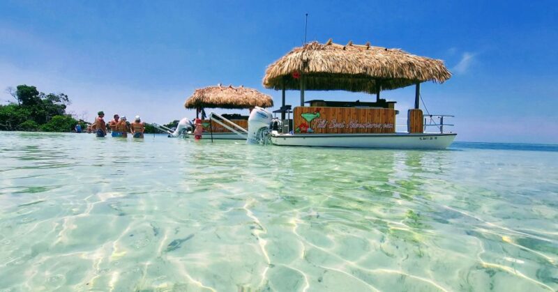 Key West: 4-Hour Private Sandbar Cruise on a Tiki Bar Boat - Social Distancing in Paradise