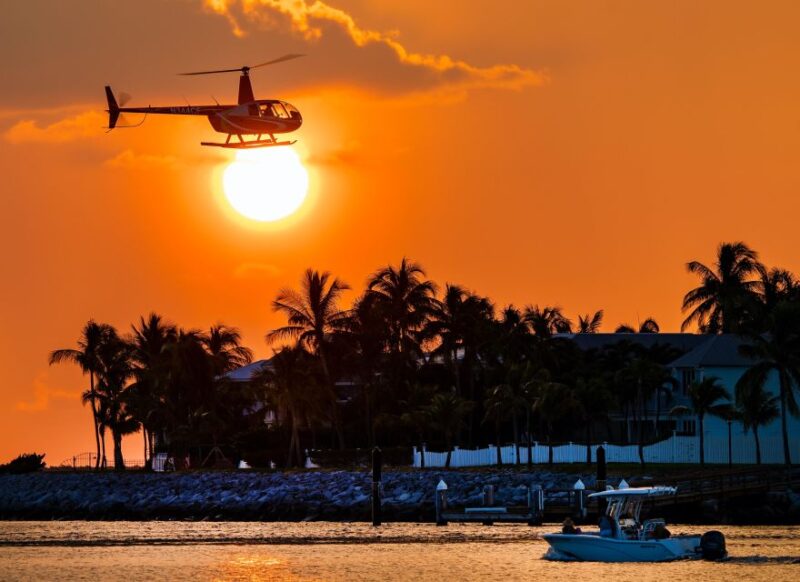Key West: Helicopter Sunset Celebration - Key Points