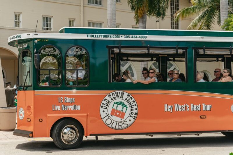 Key West: Old Town Trolley 12-Stop Hop-On Hop-Off Tour - Key Points