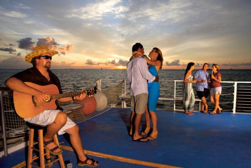 Key West: Sunset Party Cruise by Catamaran - Onboard Experience
