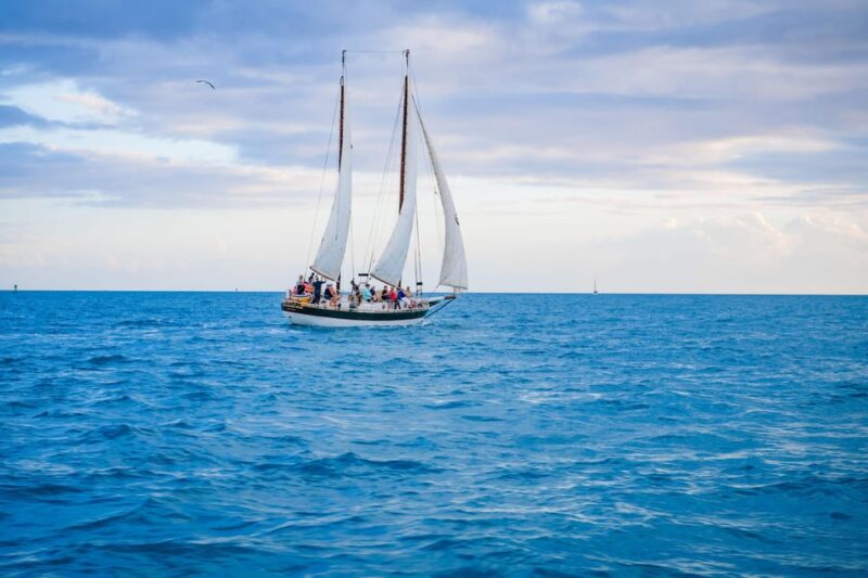 Key Wests Schooner Appledore Star Champagne Sunset Sail - Sailing Route and Scenic Views