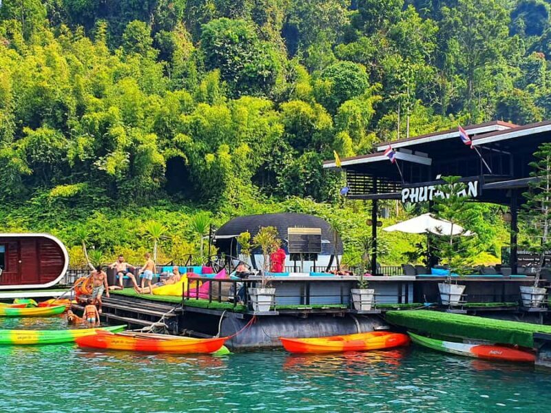 Khao Lak: Cheow Lan Lake, Diamond Cave, Hiking, All Included - Lunch at PhuTawan Rafthouse