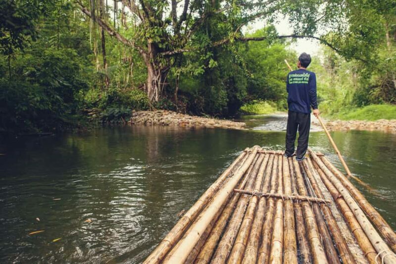 Khao Lak: Lampi Waterfall, Bamboo Rafting & Turtle Center - An Authentic Half-Day Adventure in Khao Lak
