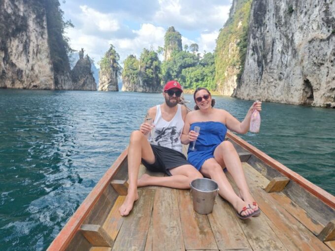 Khao Sok: Cheow Lan Lake Sunset Cruise W/ Drinks - Pickup and Departure