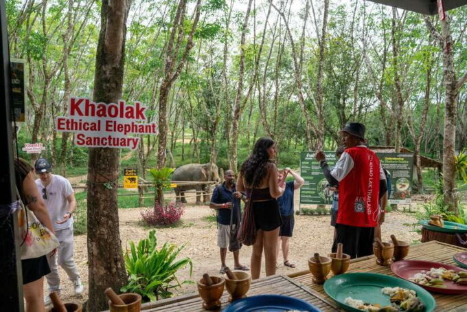 Khaolak Ethical Elephant Sanctuary Snack Making & Feeding - Supporting Ethical Elephant Care