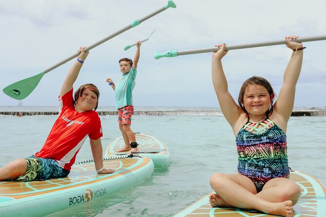 Kids Half Day Paddle Board Yoga Adventure Camp in Waikiki - Included Activities and Amenities