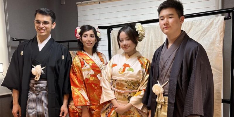 Kimono Experience and Japanese Home-Cooking Lesson Osaka - Kimono Attire