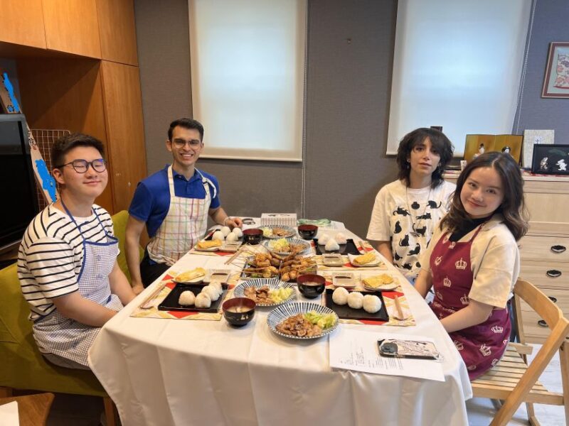 Kimono Experience and Japanese Home-Cooking Lesson Osaka - Cooking Experience