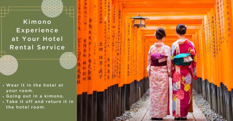 Kimono Experience at Your Hotel - Rental Service - Key Points