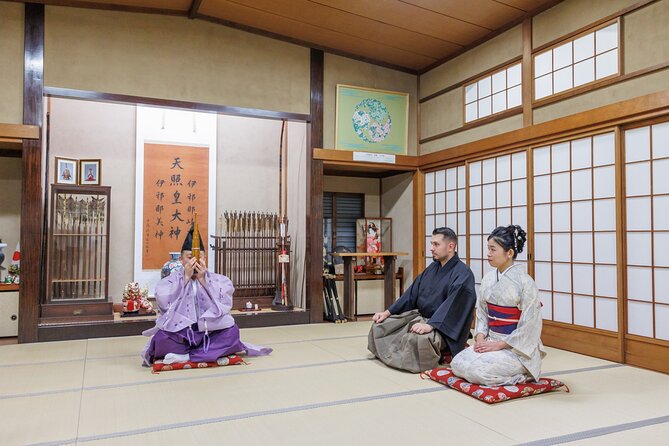 Kimono Photo Session Experience Japanese Culture Inside a Shrine - Tea and Japanese Sweets