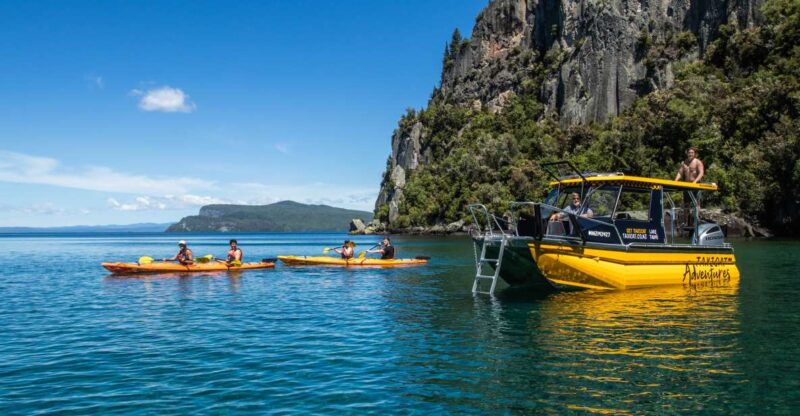 Kinloch: Lake Taupo Catamaran Cruise With Paddleboarding - Optional Activities