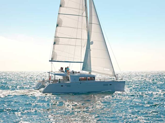Kissamos: Romantic Sunset Sailing Catamaran Cruise - Crystal-Clear Lagoon Dip