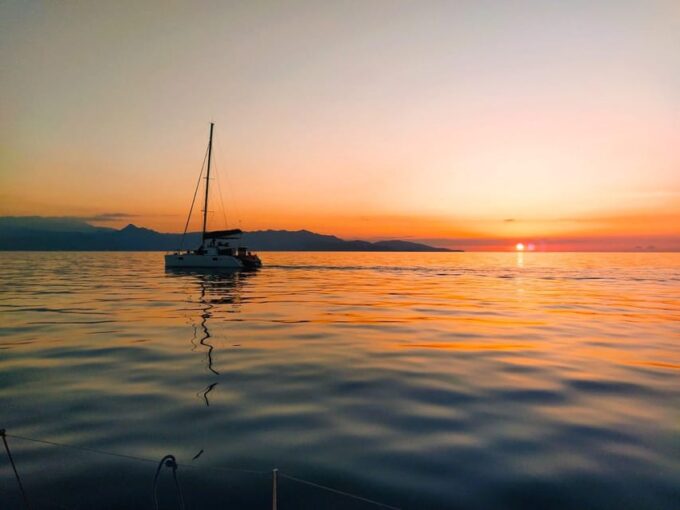 Kissamos: Romantic Sunset Sailing Catamaran Cruise - Cretan Wine and Treats
