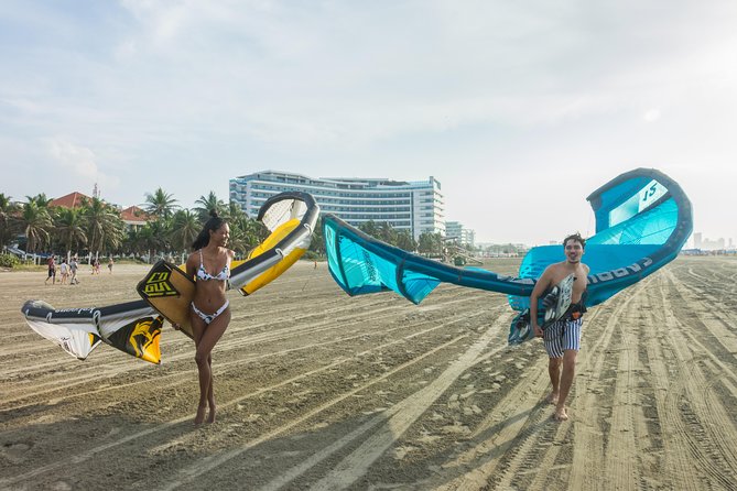 Kiteboarding School in Blue Beach, Cartagena - Cartagenas Coastal Charm