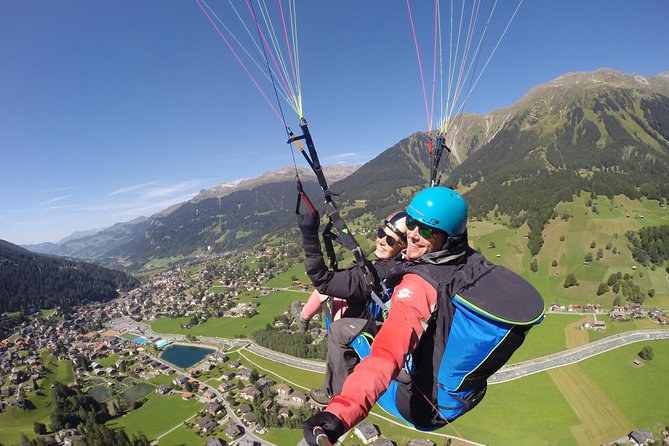 Klosters Tandem Paragliding Flight From Gotschna - Scenic Views From Above