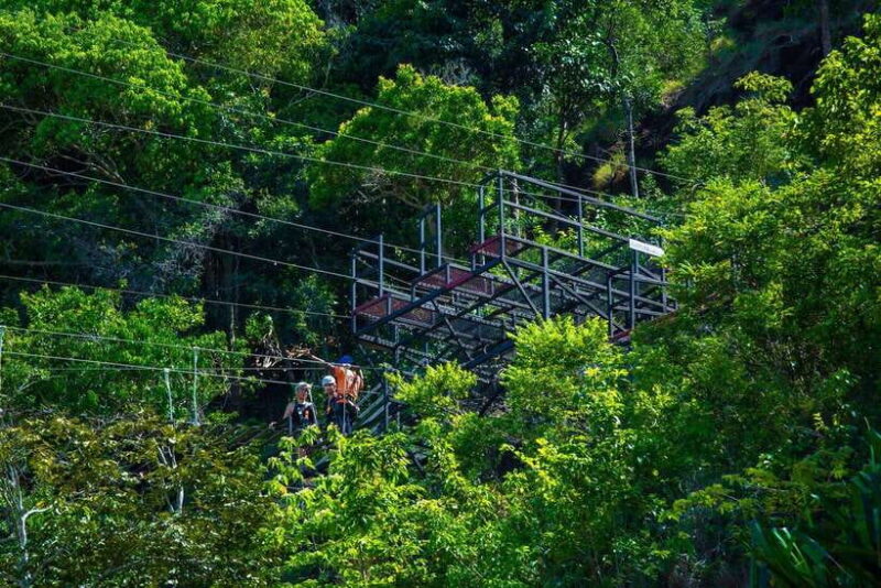 Ko Pha Ngan: Sky-High Zipline & Wang Sai Waterfall Views - Challenging Via Ferrata