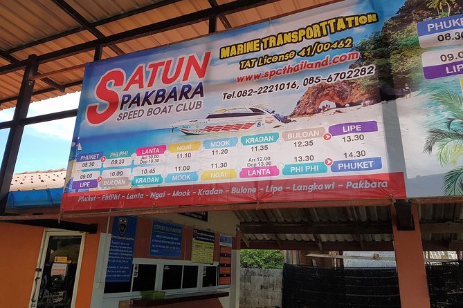 Koh Lipe to Hat Yai Airport by Satun Pakbara Speed Boat and Shared Minivan - Good To Know