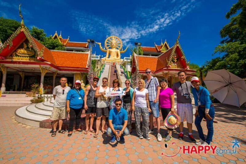 Koh Samui: Guided Tour with Big Buddha & Na Muang Falls - The Temples: Wat Plai Laem & Wat Phra Yai