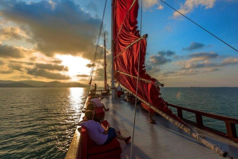 Koh Samui: Red Baron Romantic Sunset Dinner Cruise - Itinerary and Route