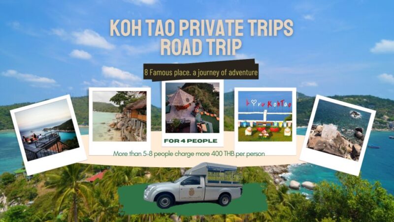 Koh Tao : Private Road Trip To 8 Famous Places - Itinerary Highlights
