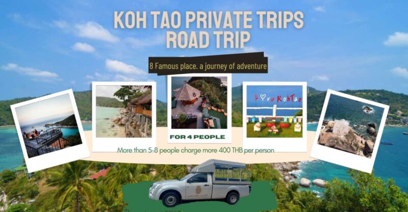 Koh Tao : Private Road Trip To 8 Famous Places - Included Services