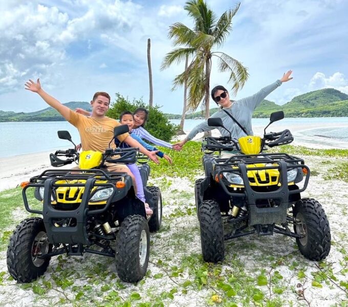 Koh Yao Yai: ATV Off-Road and Beach Experience Tour - Visiting Laem Haad Beach