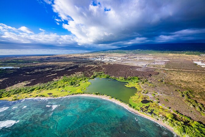 Kona Coast Hualalai Volcano-60Min Helicopter Tour-Door Off or On - Breathtaking Views and Coastline Colors