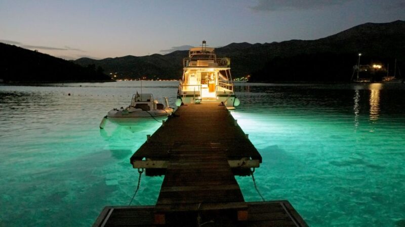 Korčula: Island Yacht Cruise With Wine Tasting and Dinner - Dinner Menu
