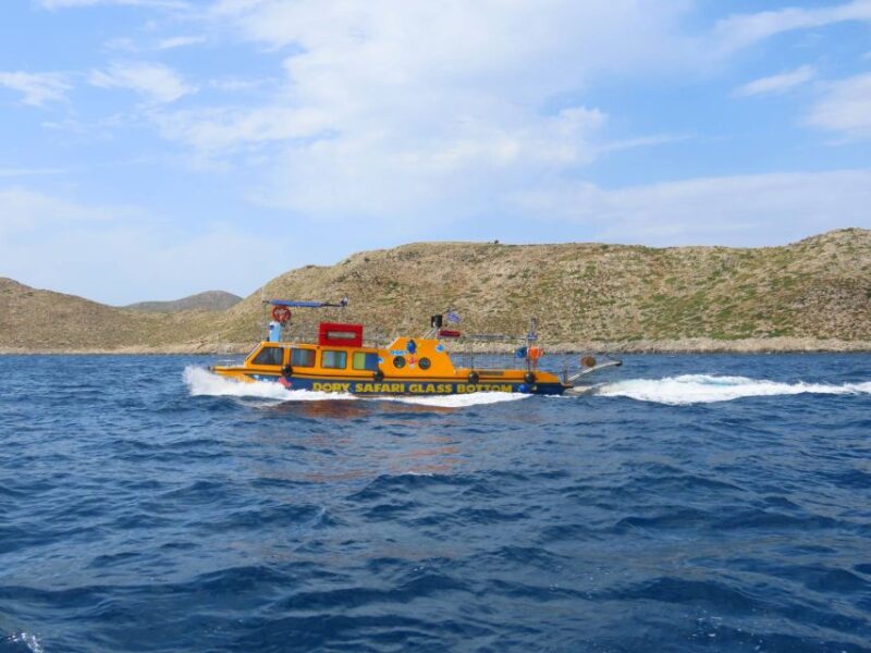 Kos Town: Glass-Bottom Boat Cruise With Swimming Stops - Onboard Experience