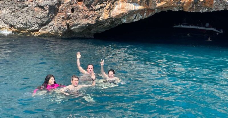 Kotor: Boat Cruise With Blue Cave Swim and Submarine Base - Departure and Activities