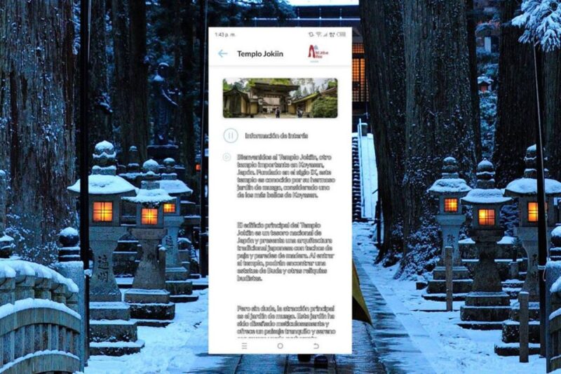 Koyasan Self-Guided Route App With Multi-Language Audioguide - Audioguide Language Options