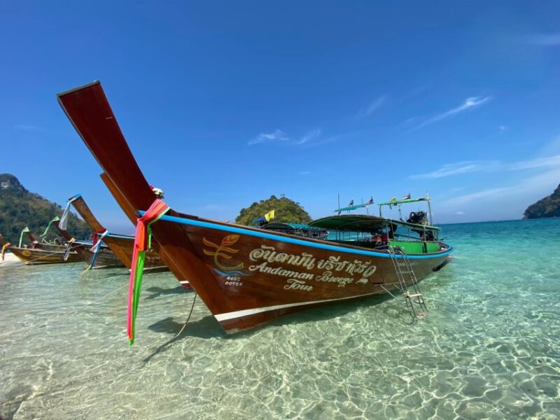 Krabi 4 Island One Day Tour by Speed Boat or Longtail Boat - Itinerary and Highlights