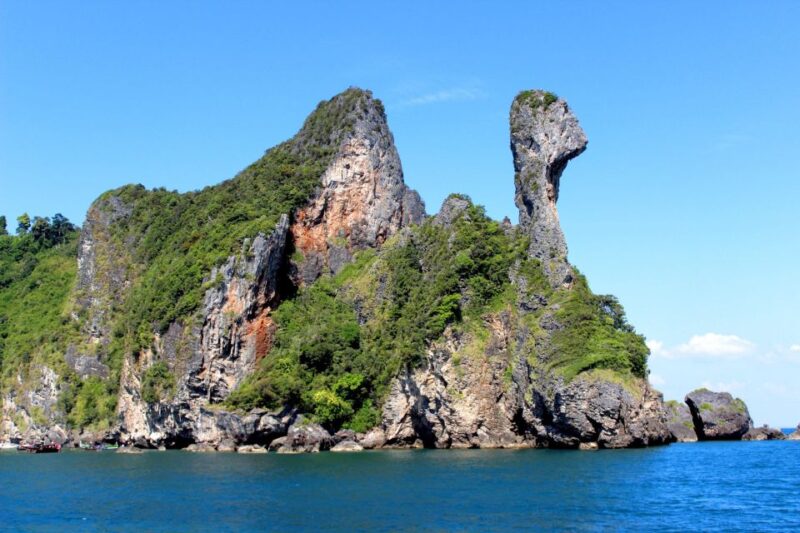 Krabi: 4 Island Sunset Tour by Speedboat With BBQ & Plankton - Marveling at Chicken Island