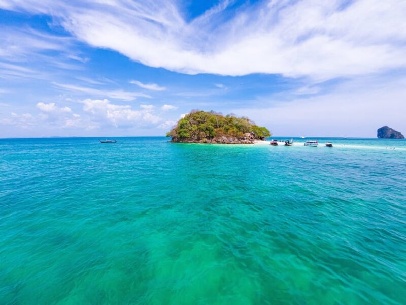 Krabi: 4 Island Whirlwind Tour With Caves, Sandbars & Reefs - Snorkeling and Exploring